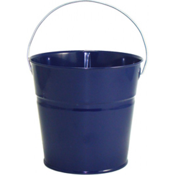 2 qt powder coated bucket navy blue lustre 308