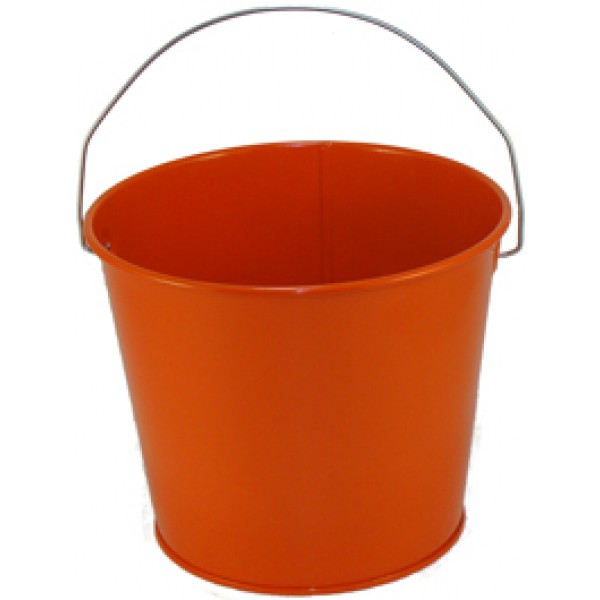 5 Qt Powder Coated Bucket Orange Peel 319