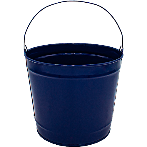 10 Qt Powder Coated Bucket - Navy Blue Lustre 308