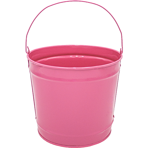 10 Qt Powder Coated Bucket - Pink Radiance 309