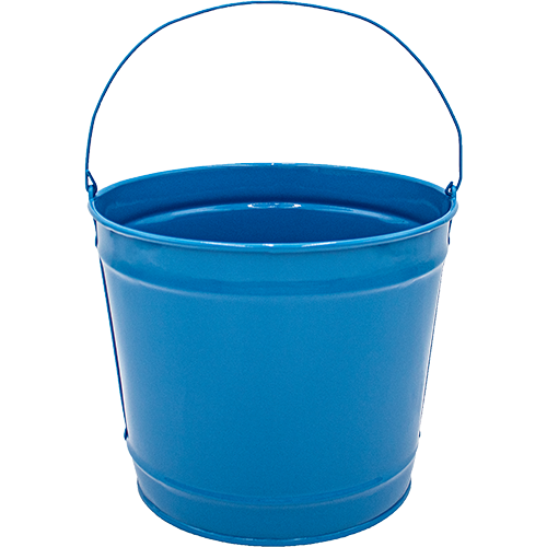 10 Qt Powder Coated Bucket - Sky Blue 320