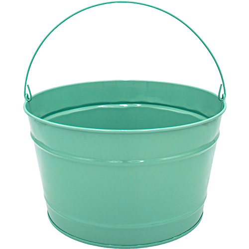 16 Qt Powder Coat Bucket - Robins Egg Blue 321