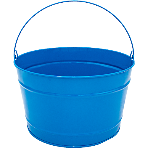 16 Qt Powder Coat Bucket - Sky Blue 320