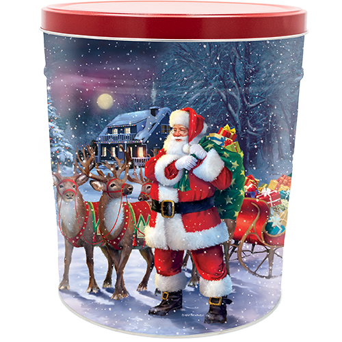 25T Santa With Reindeer