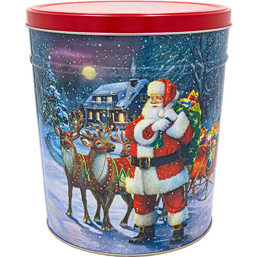 25T Santa With Reindeer