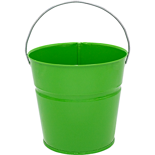 2 Qt Powder Coated Bucket-Electric Green - 317