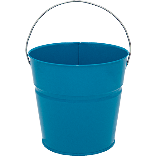 2 Qt Powder Coated Bucket-Sky Blue - 320