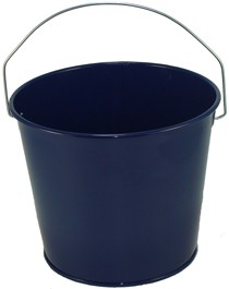 5 Qt Powder Coated Bucket - Navy Blue Lustre 308 