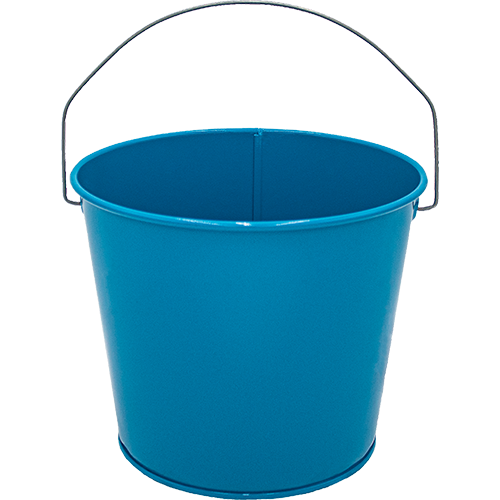 5 Qt Powder Coated Bucket - Sky Blue 320