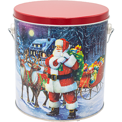 8S Santa With Reindeer 