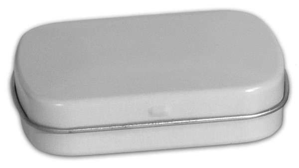 Sm Flat Hinged - White