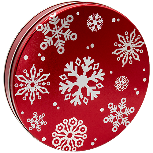 115 Red with Snowflakes 