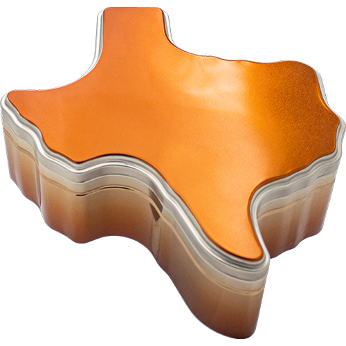 Texas Shaped Can - Bronze (Limited Availability)
