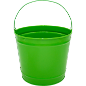 10 Qt Powder Coated Bucket - Electric Green 317