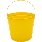 10 Qt Powder Coated Bucket - Sunshine Yellow 312