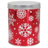 Qt Red with Snowflakes