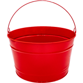 16 Qt Powder Coat Bucket - Candy Apple Red 003