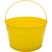 16 Qt Powder Coat Bucket - Sunshine Yellow 312 (SOLD OUT UNTIL 2024)
