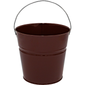 2 Qt Powder Coated Bucket-Chocolate Brown - 318 - WHILE SUPPLY LASTS!