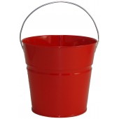 2 Qt Powder Coated Bucket-Candy Apple Red - 003