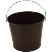 5 Qt Powder Coated Bucket - Chocolate Brown 318 - WHILE SUPPLY LASTS!