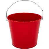 5 Qt Powder Coated Bucket - Candy Apple Red 003