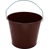 5 Qt Powder Coated Bucket - Chocolate Brown 318 - WHILE SUPPLY LASTS!