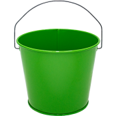 5 Qt Powder Coated Bucket - Electric Green 317