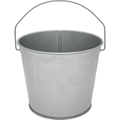 5 Qt Powder Coated Bucket - Plain Galvanized 315