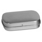 Lg Flat Hinged - Platinum