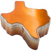 Texas Shaped Can - Bronze (Limited Availability)