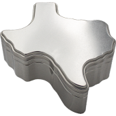 Texas Shaped Can - Silver (Limited Availability)