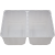 Insert 4 Rect 2 Cav (Half Case)