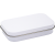 Lg Flat Hinged - White