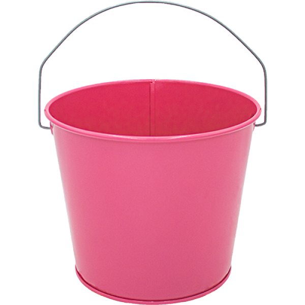 5 Qt Powder Coated Bucket Pink Radiance 309
