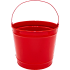 10 Qt Powder Coated Bucket - Candy Apple Red 003