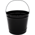 10 Qt Powder Coated Bucket - Glossy Black 006