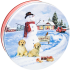 1S Snowman With Labs 