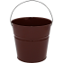 2 Qt Powder Coated Bucket-Chocolate Brown - 318 - WHILE SUPPLY LASTS!