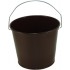 5 Qt Powder Coated Bucket - Chocolate Brown 318 - WHILE SUPPLY LASTS!