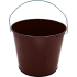 5 Qt Powder Coated Bucket - Chocolate Brown 318 - WHILE SUPPLY LASTS!