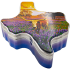 Texas Shaped Can - Longhorn